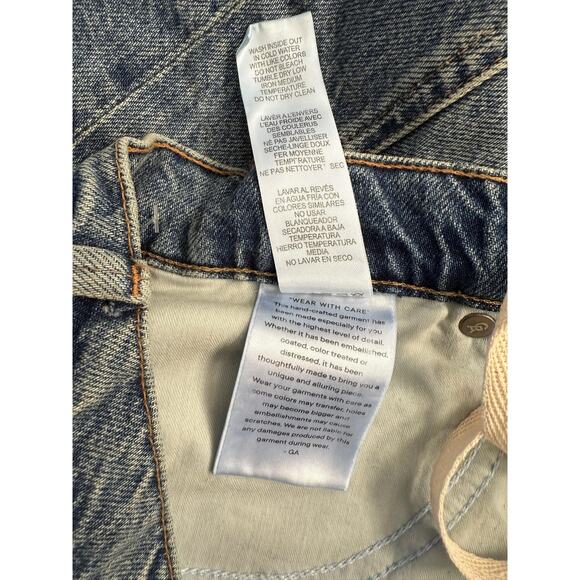 Good American Jeans Women's 10/30 Blue Good Extreme Barrel High Rise NWT - Picture 9 of 12